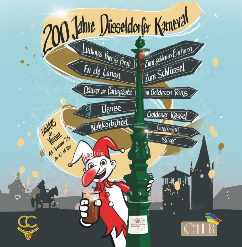 Düsseldorfer Karneval: Mega-Party zum 200-jährigen Jubiläum